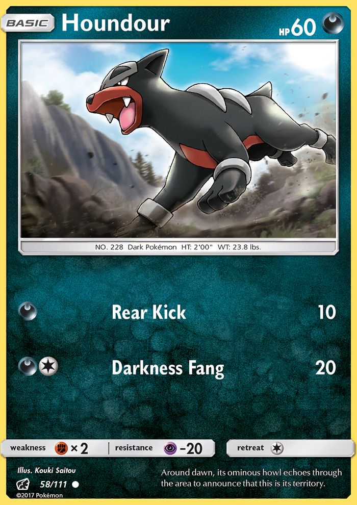 Houndour Reverse Foil 