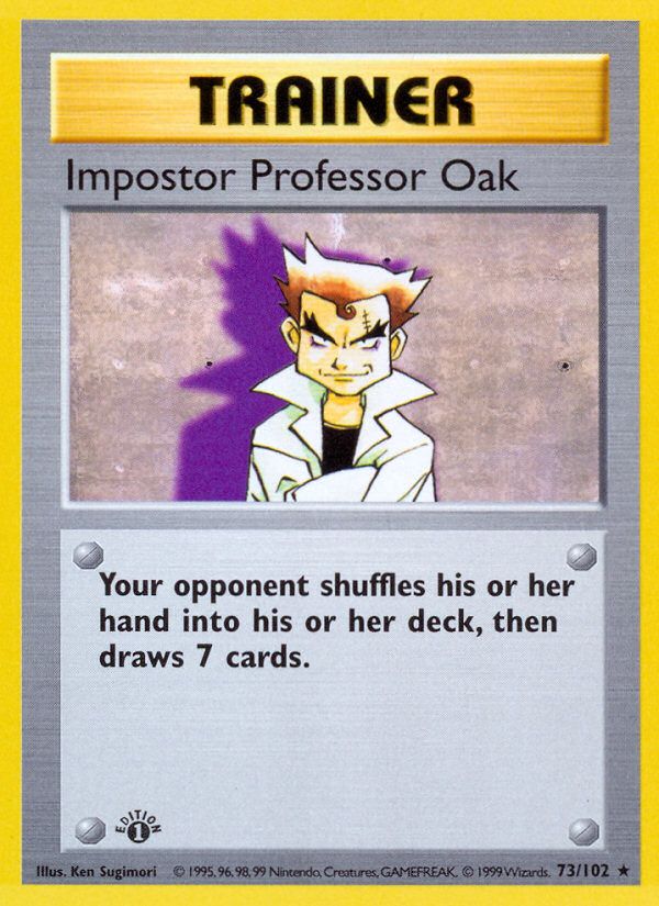 Imposter Prof. Oak 1st Edition 