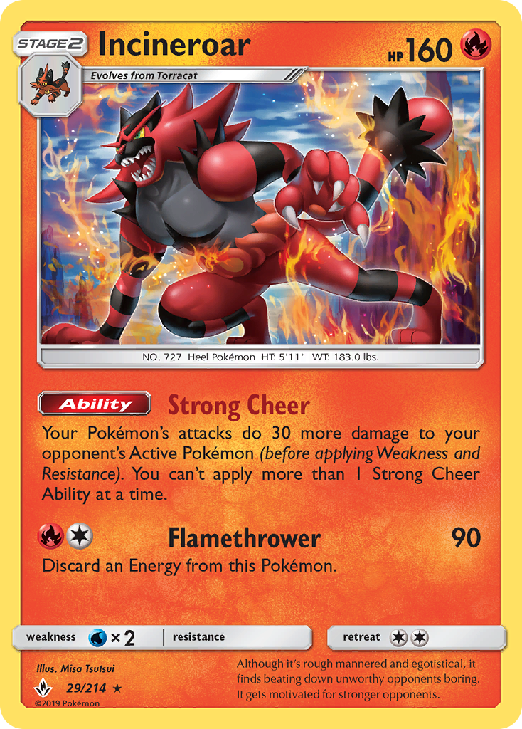 Incineroar Reverse Foil 