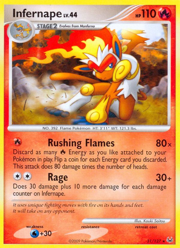 Infernape Reverse Foil 