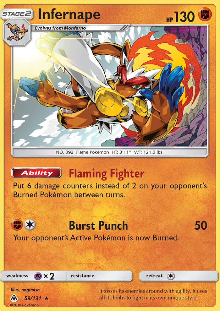 Infernape Reverse Foil 