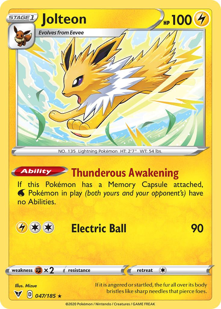 Jolteon 2021 Collector Chest Holo