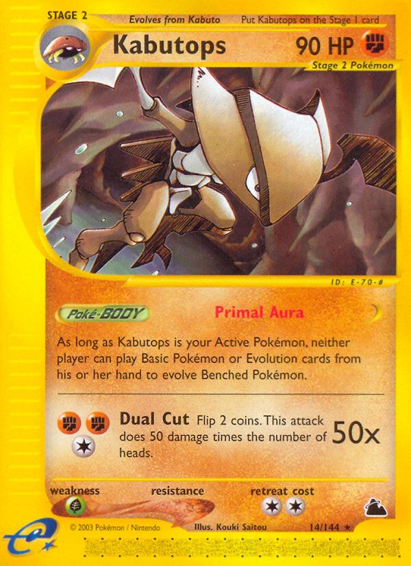 Kabutops Reverse Foil 