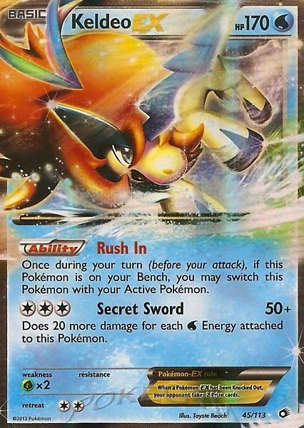 Keldeo EX Holo