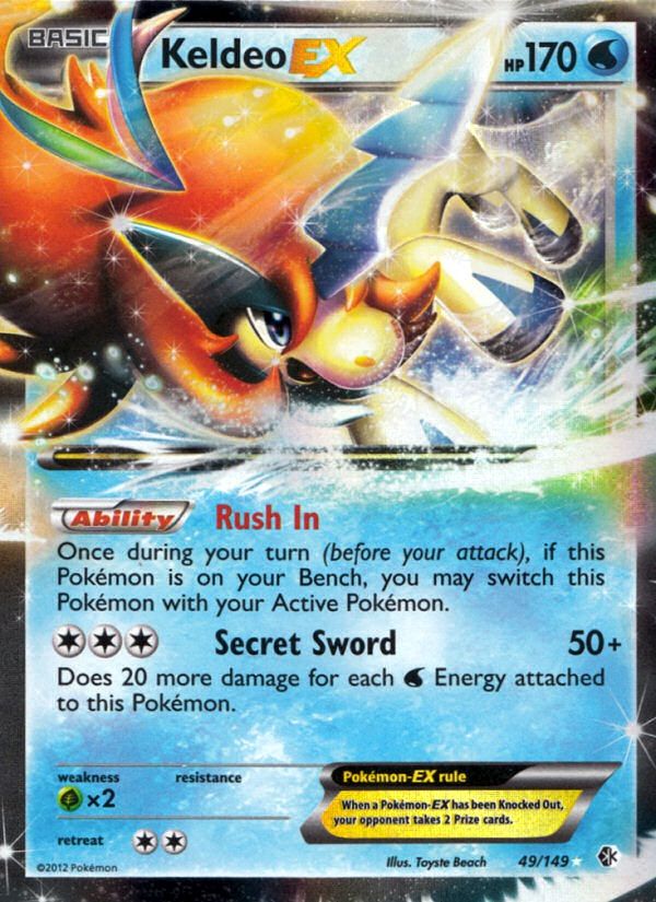 Keldeo EX Jumbo Holo