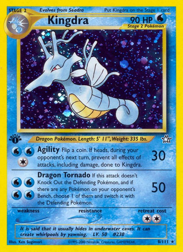 Kingdra 1st Edition Holo