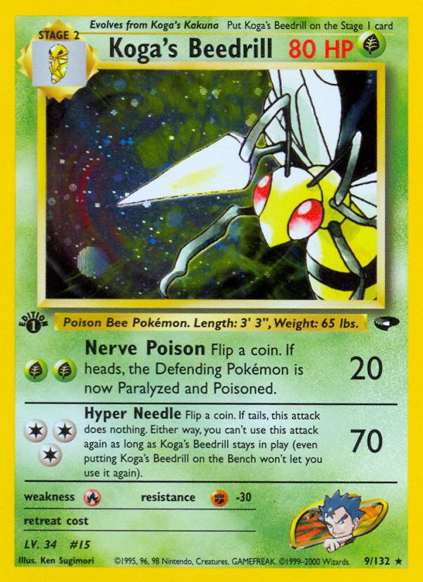 Koga's Beedrill Holo 