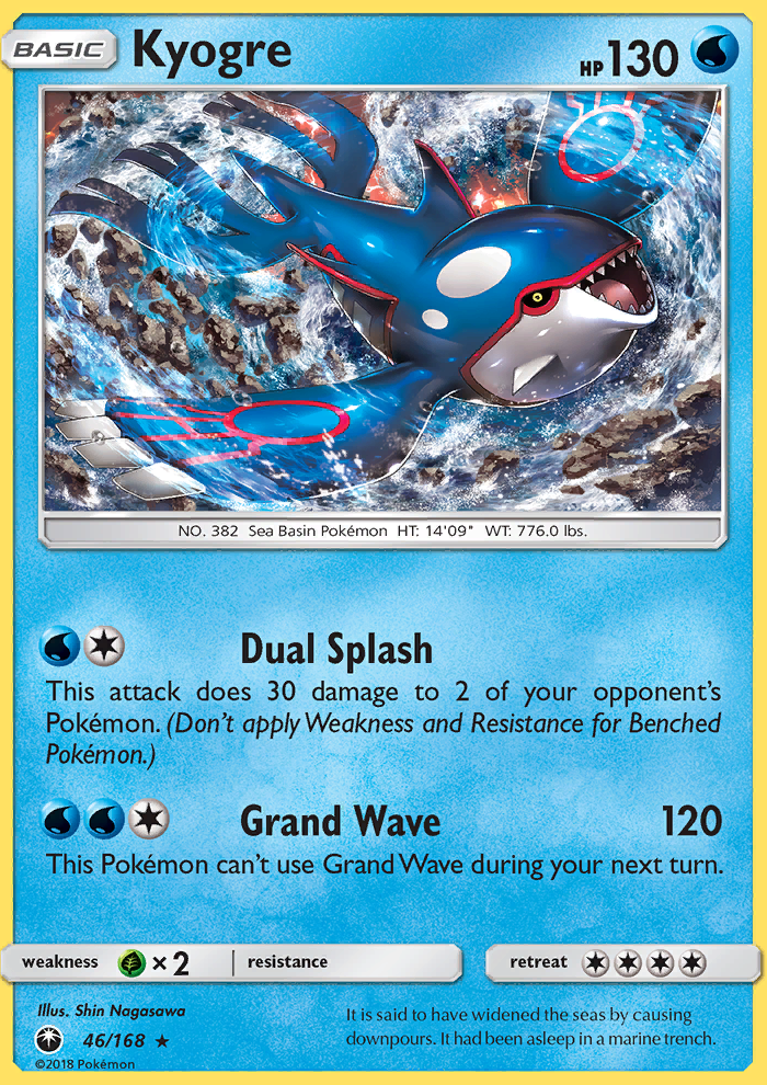 Kyogre Reverse Foil 