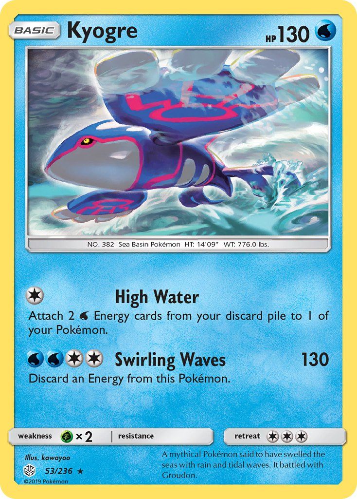 Kyogre Reverse Foil 