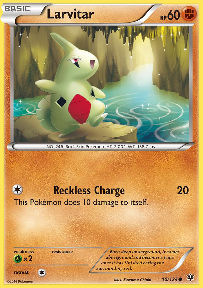 Larvitar Reverse Foil 