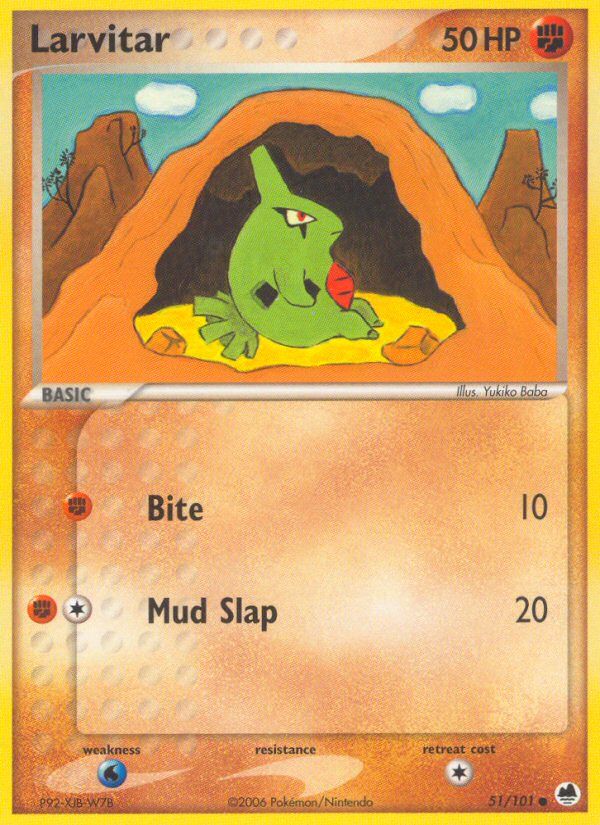 Larvitar Reverse Foil 