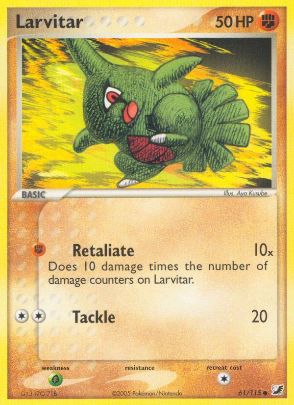 Larvitar Reverse Foil 