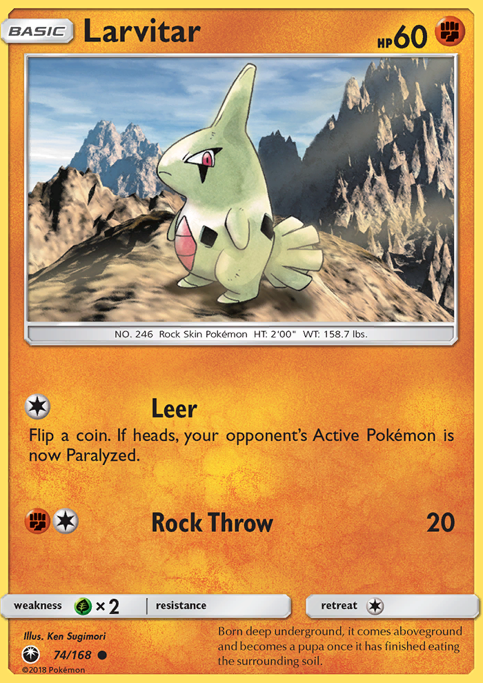 Larvitar Reverse Foil 