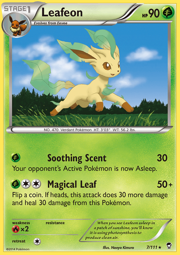 Leafeon Reverse Foil 