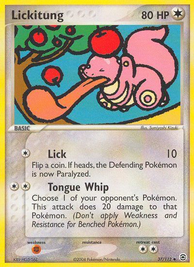 Lickitung Refractor Reverse Foil 