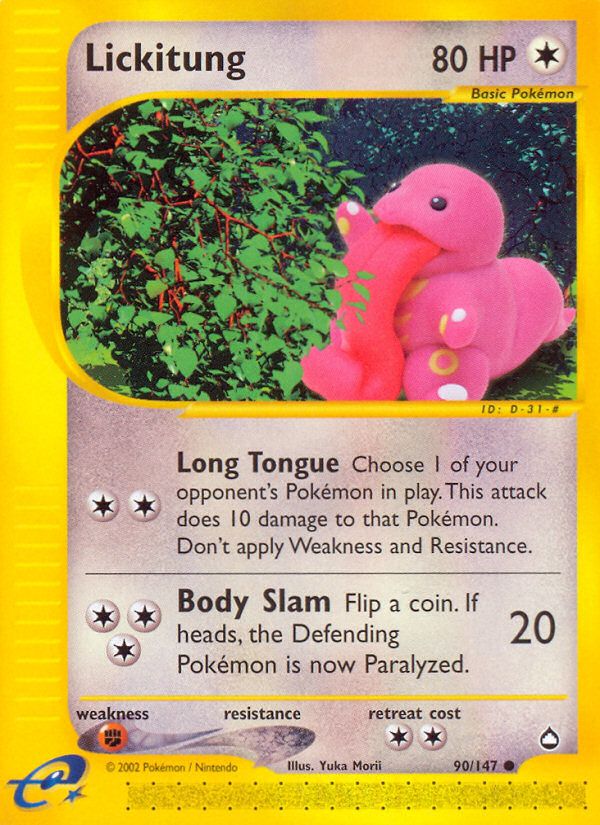 Lickitung Reverse Foil 