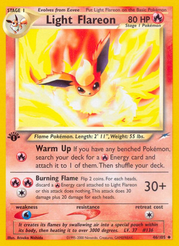 Light Flareon 1st Edition 