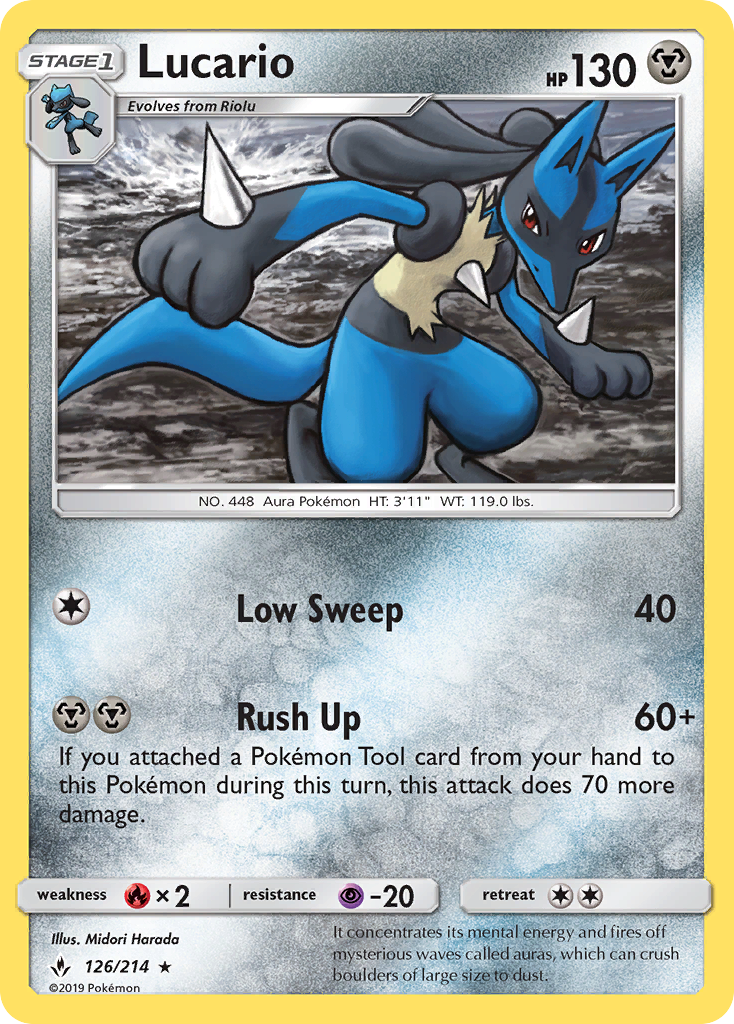 Lucario Reverse Foil 