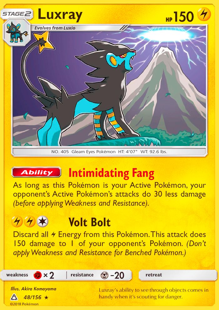 Luxray Reverse Foil 