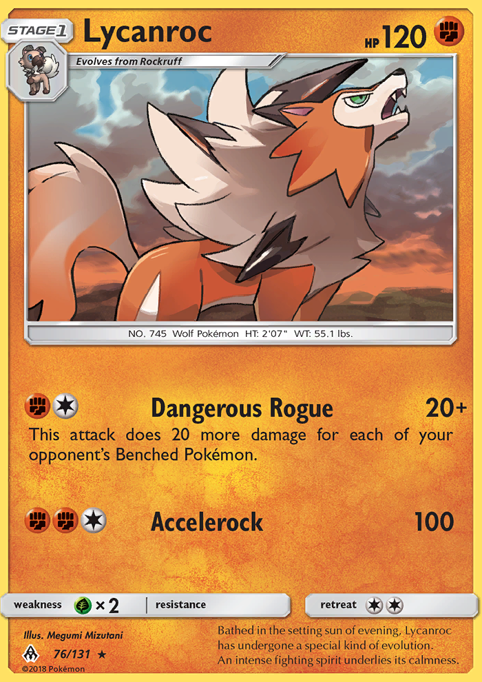 Lycanroc Reverse Foil 