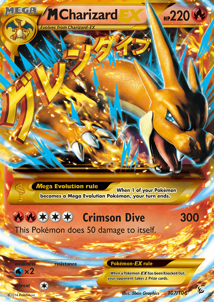 M Charizard EX Ultra Rare Holo