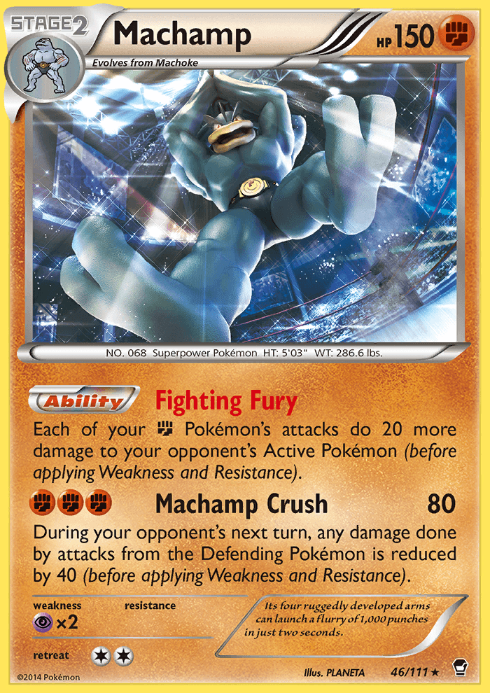 Machamp Cosmos-Champions Tin Holo