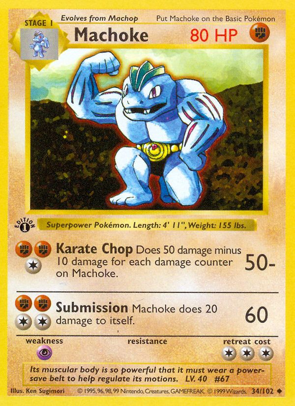 Machoke 1st Edition 