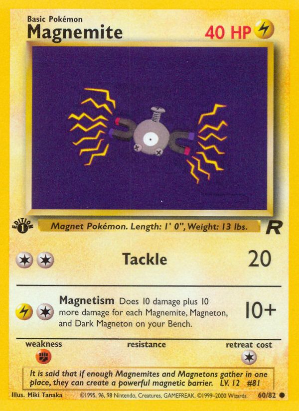 Magnemite 1st Edition 