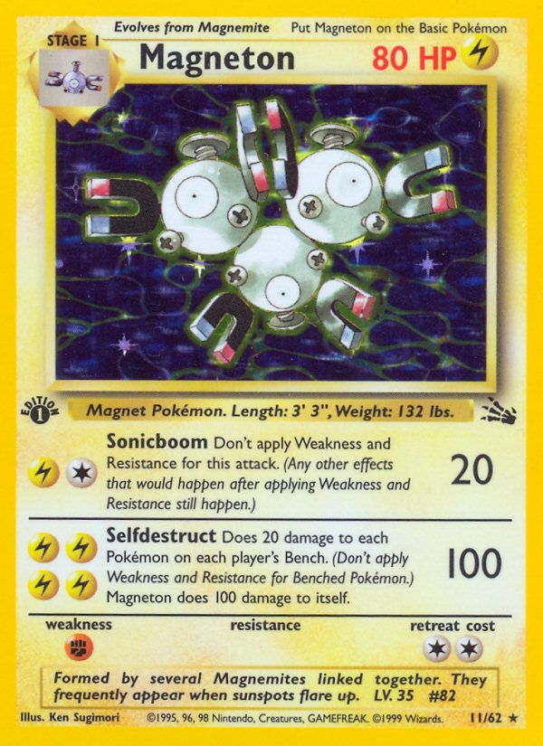 Magneton 1st Edition Holo