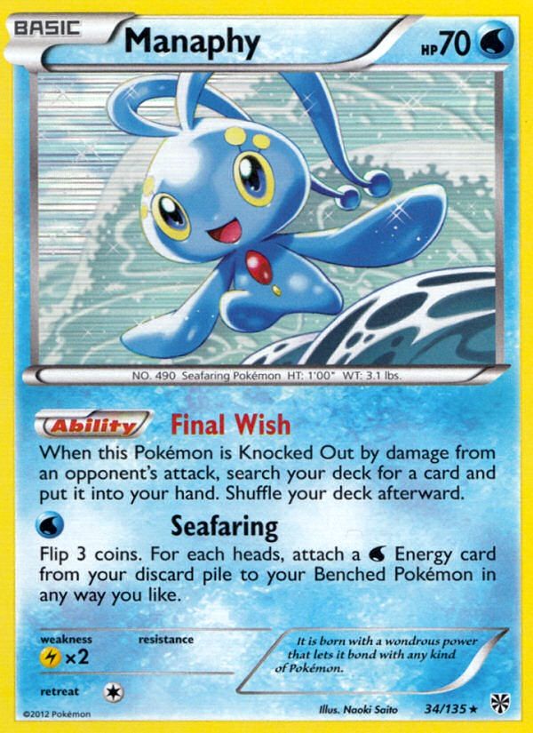 Manaphy Reverse Foil 