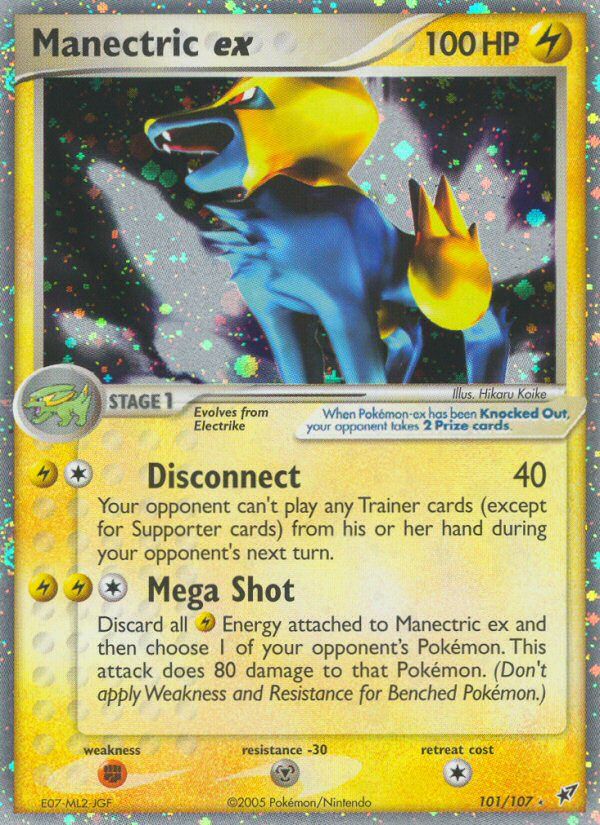 Manectric EX Holo