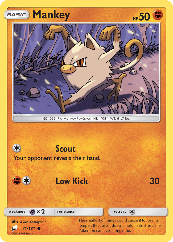 Mankey Reverse Foil 