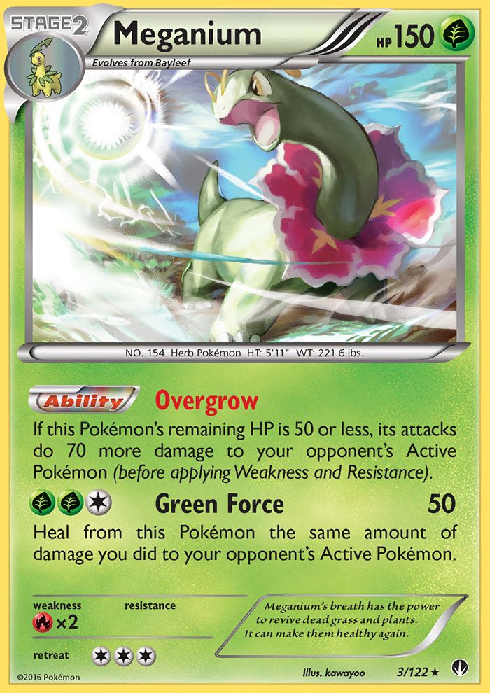 Meganium Cosmos-Sun &amp; Moon Two Pack Blister Holo