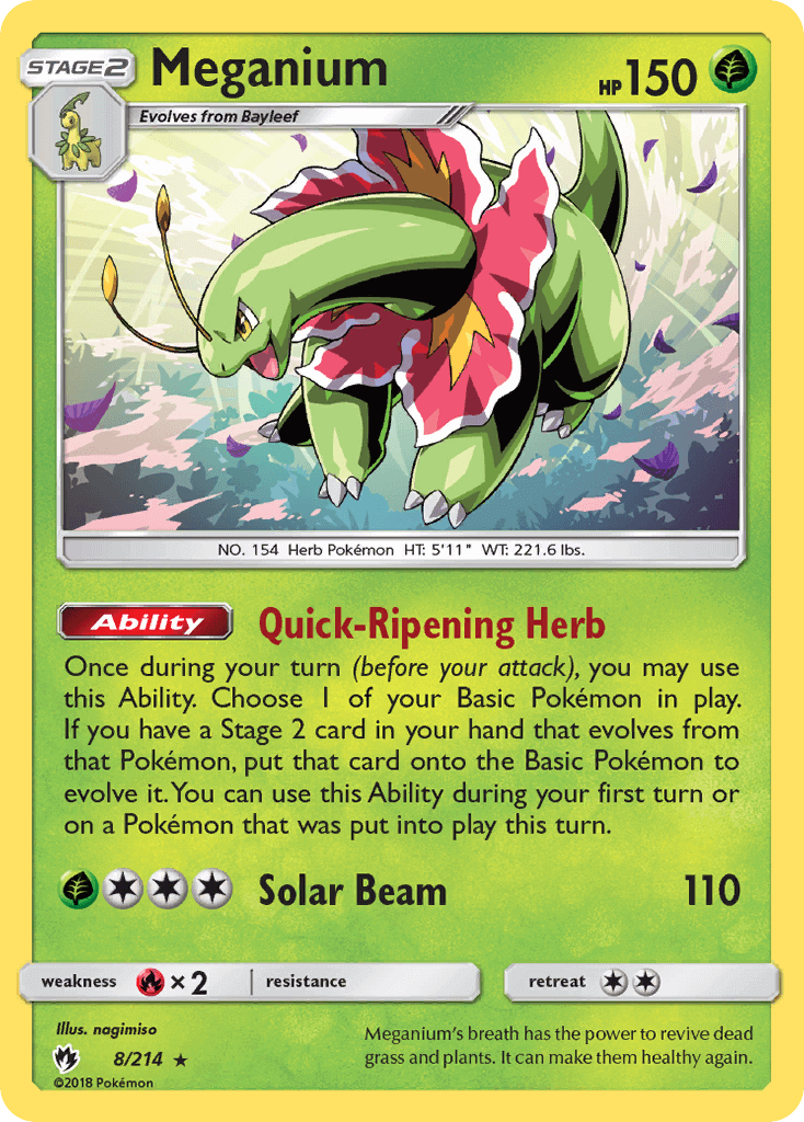 Meganium Reverse Foil 