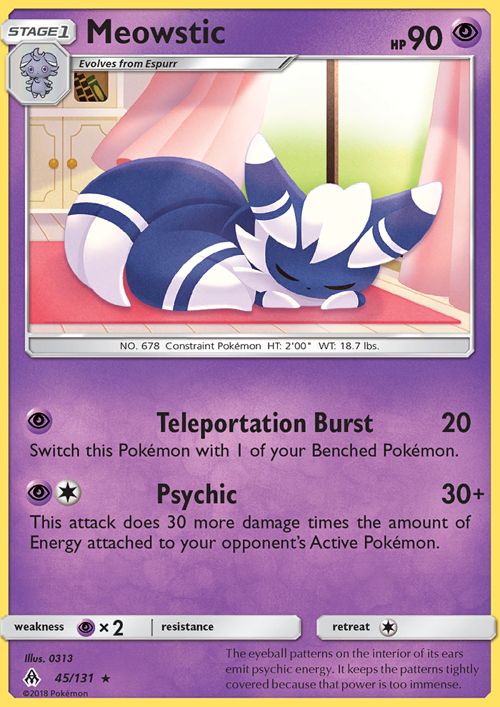 Meowstic Reverse Foil 