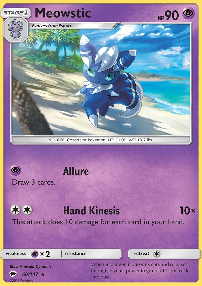 Meowstic Reverse Foil 