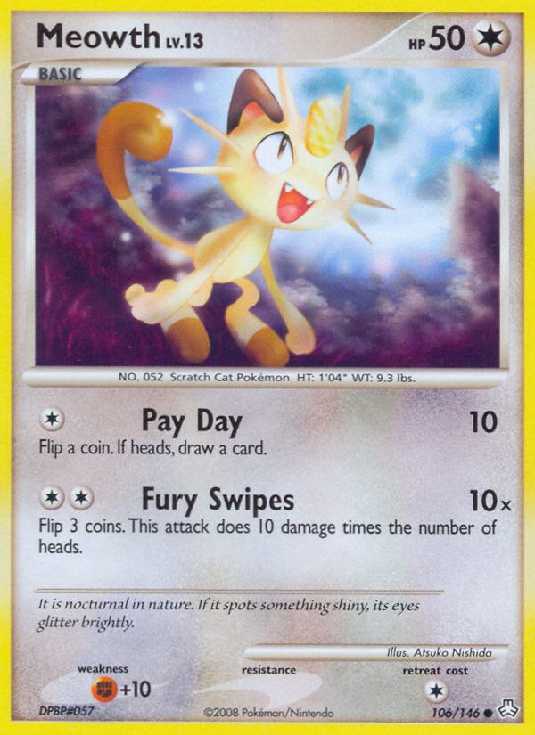 Meowth Reverse Foil 