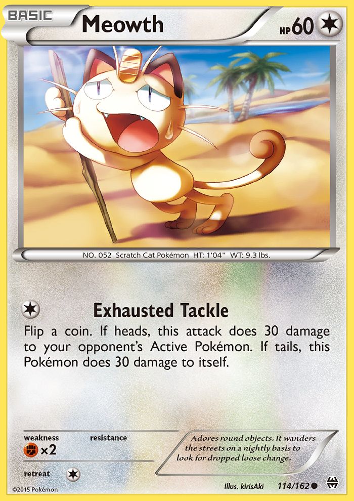 Meowth Reverse Foil 