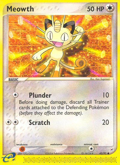 Meowth Reverse Foil 