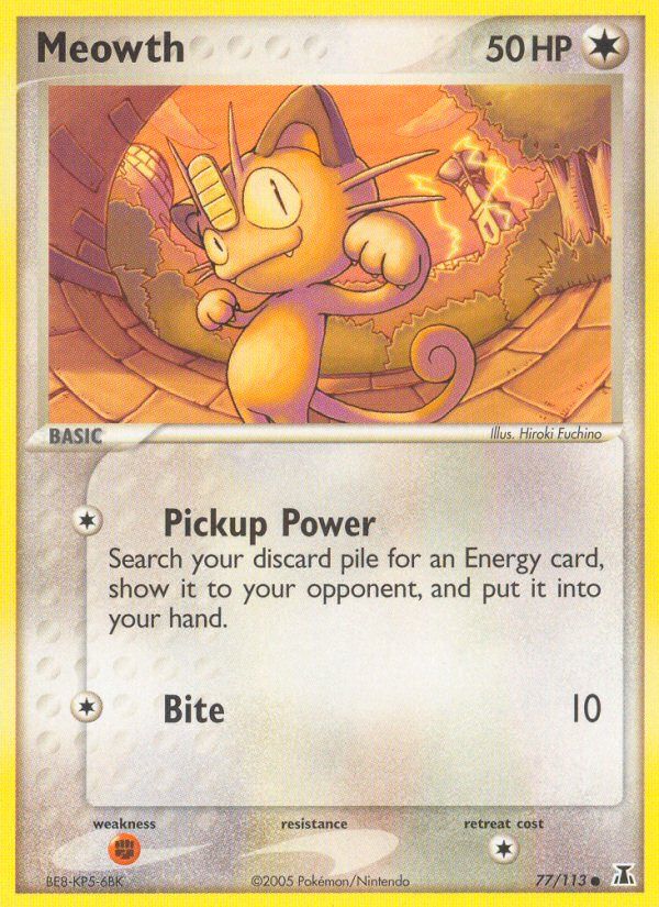 Meowth Reverse Foil 