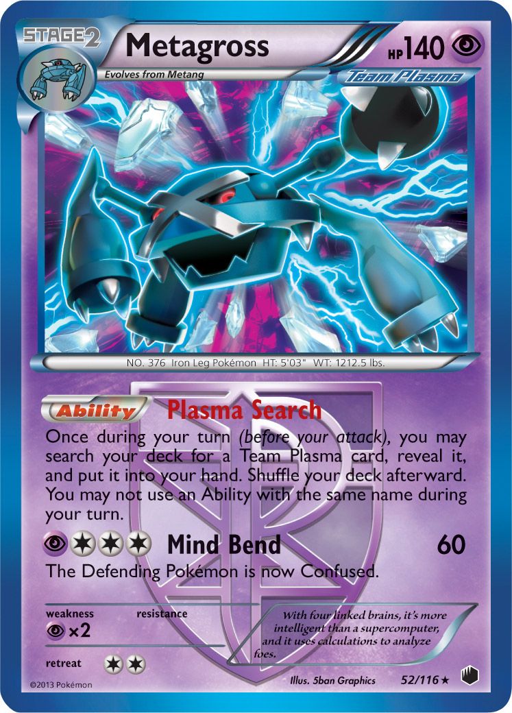 Metagross Reverse Foil 