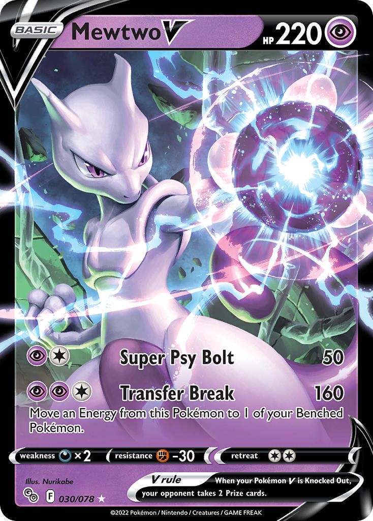 Mewtwo V Holo