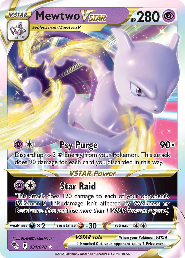 Mewtwo Vstar Holo