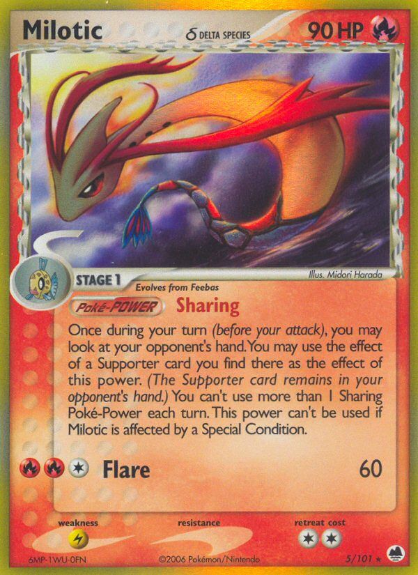 Milotic Reverse Holo 