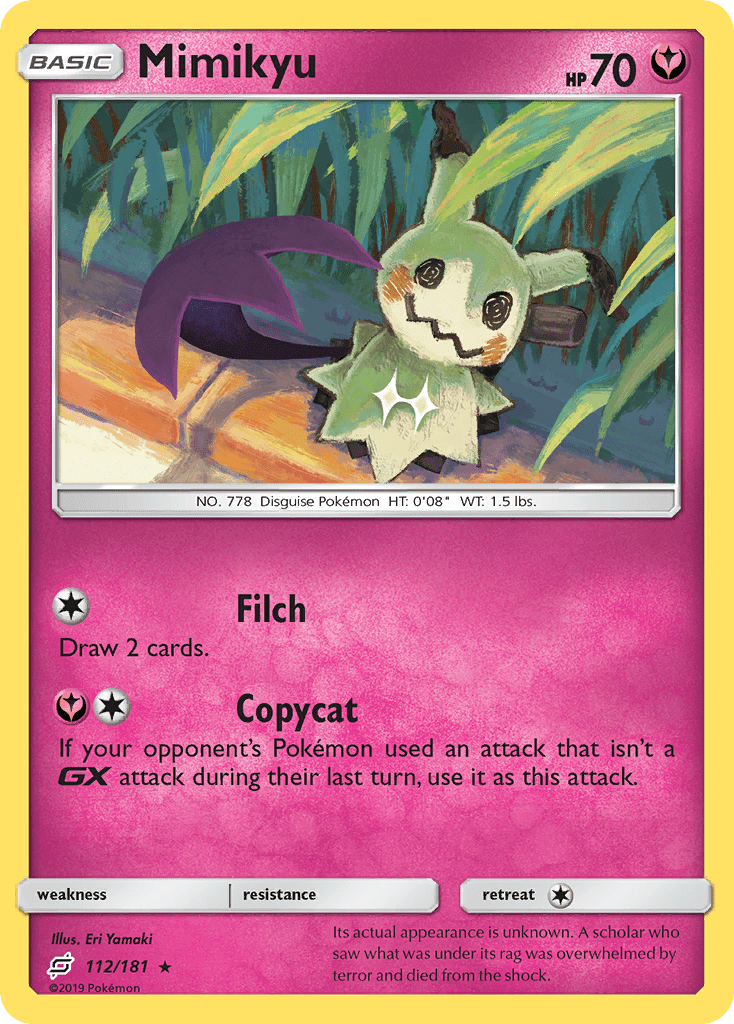 Mimikyu Reverse Foil 