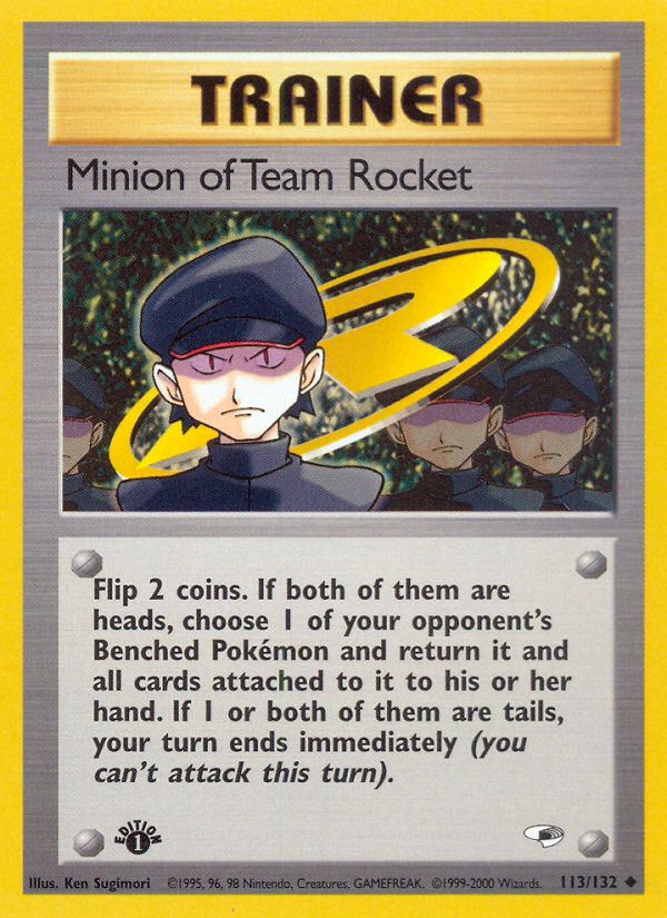 Minion of Team Rocket 1st Edition 