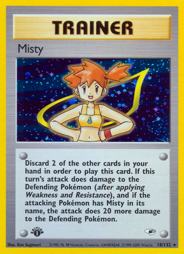Misty 1st Edition Holo