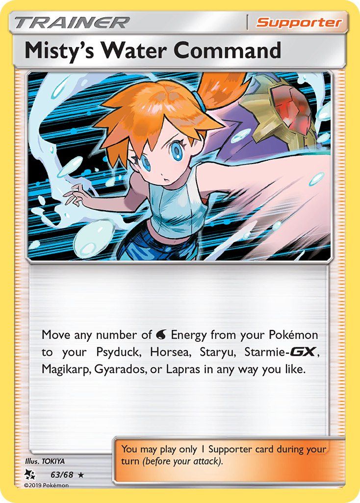 Misty's Water Command Holo