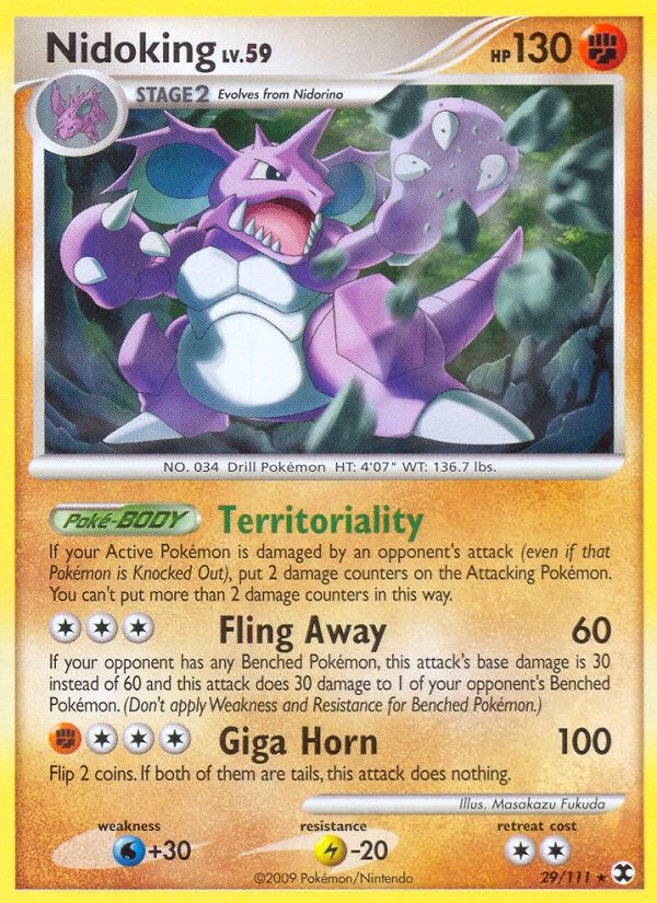 Nidoking Reverse Foil 