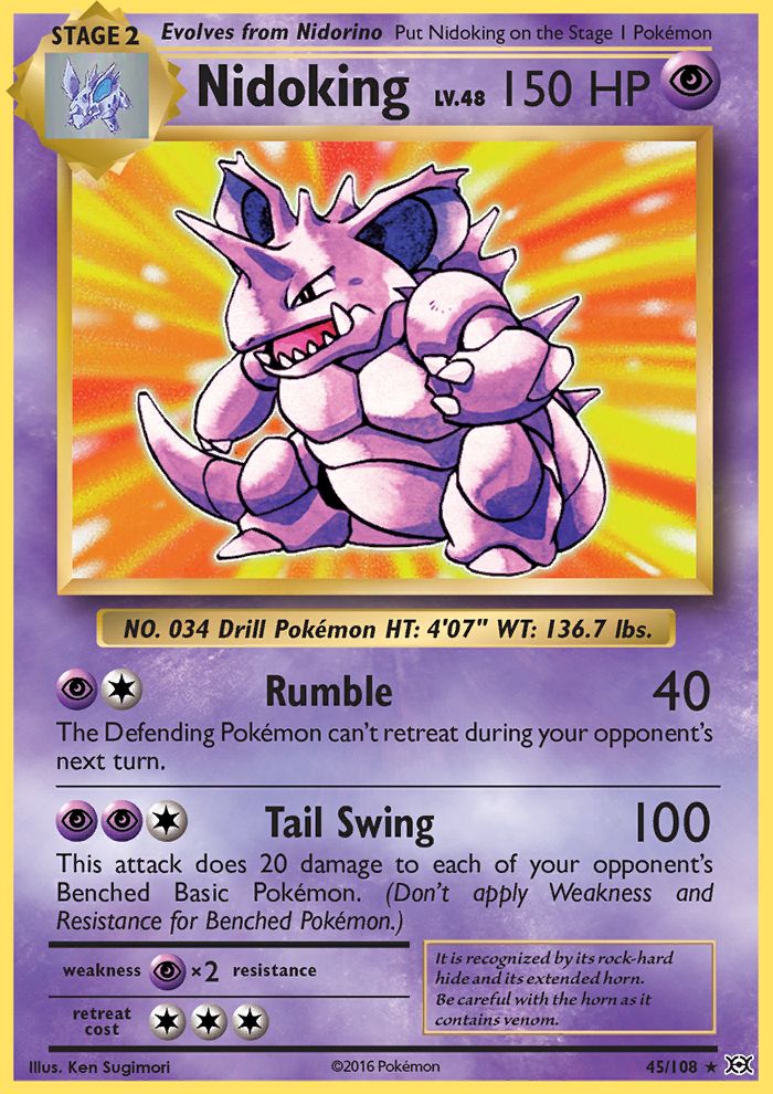 Nidoking Prerelease Kit 